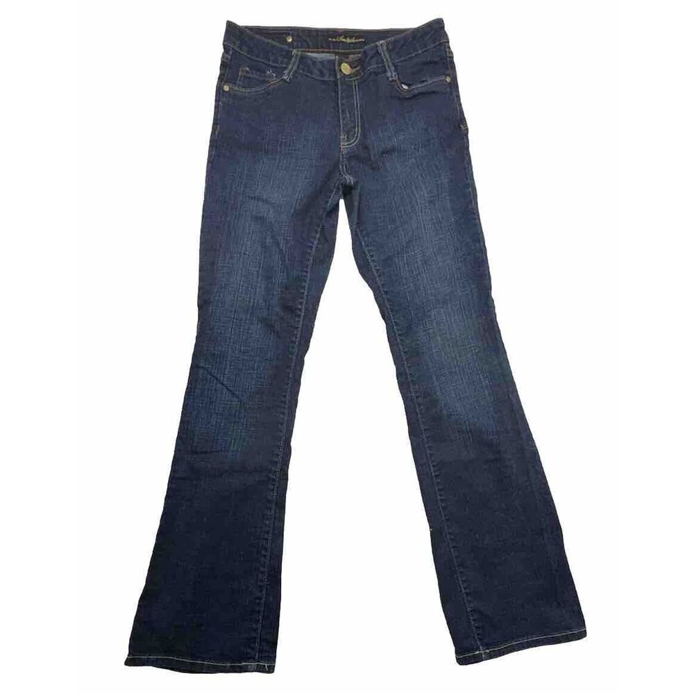 Southpole Jeans Co Womens Size 11 Dark Wash Blue Denim Zip Fly Bootcut Jeans - Picture 1 of 8